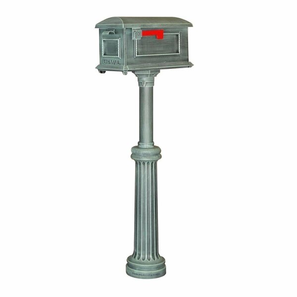 Special Lite Traditional Curbside with Main Street Tacoma Mailbox Post, Verde Green SCT-1010_SPK-590-VG